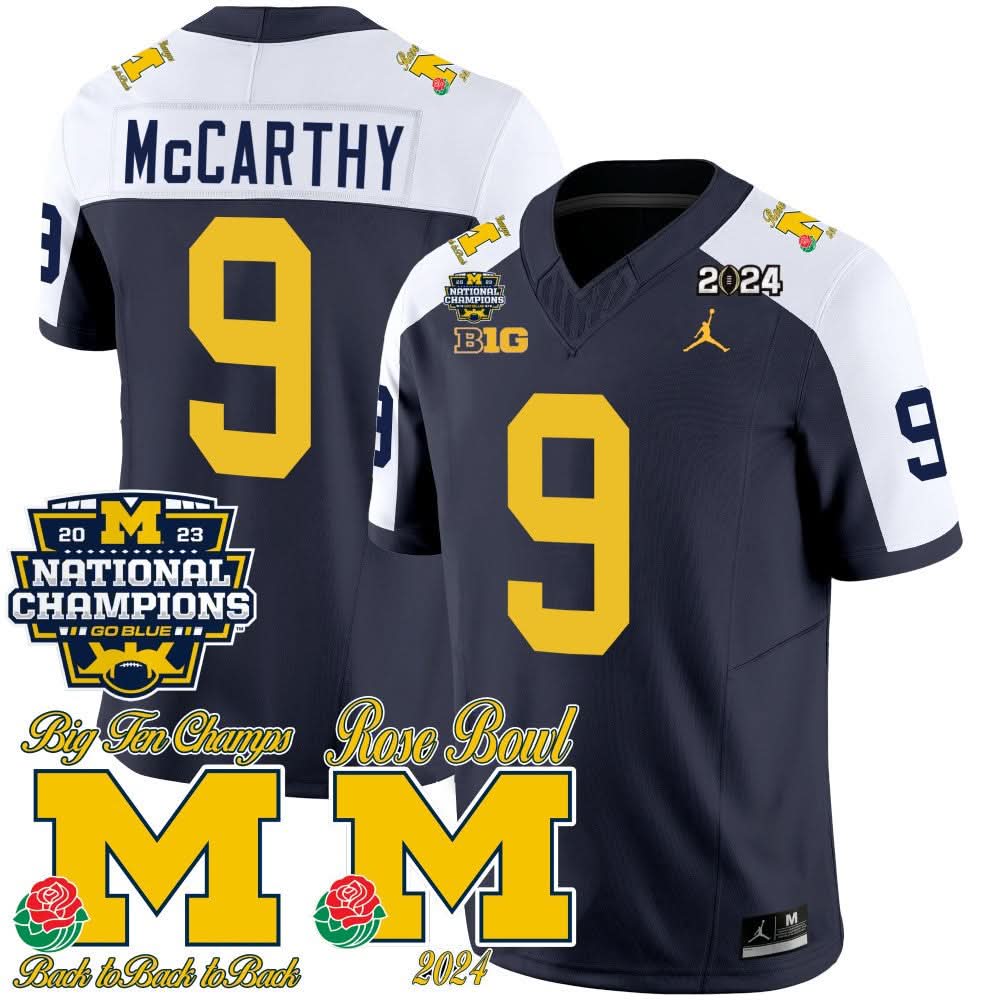 MW 2023 National Champions & Rose Bowl Patch Vapor Jersey