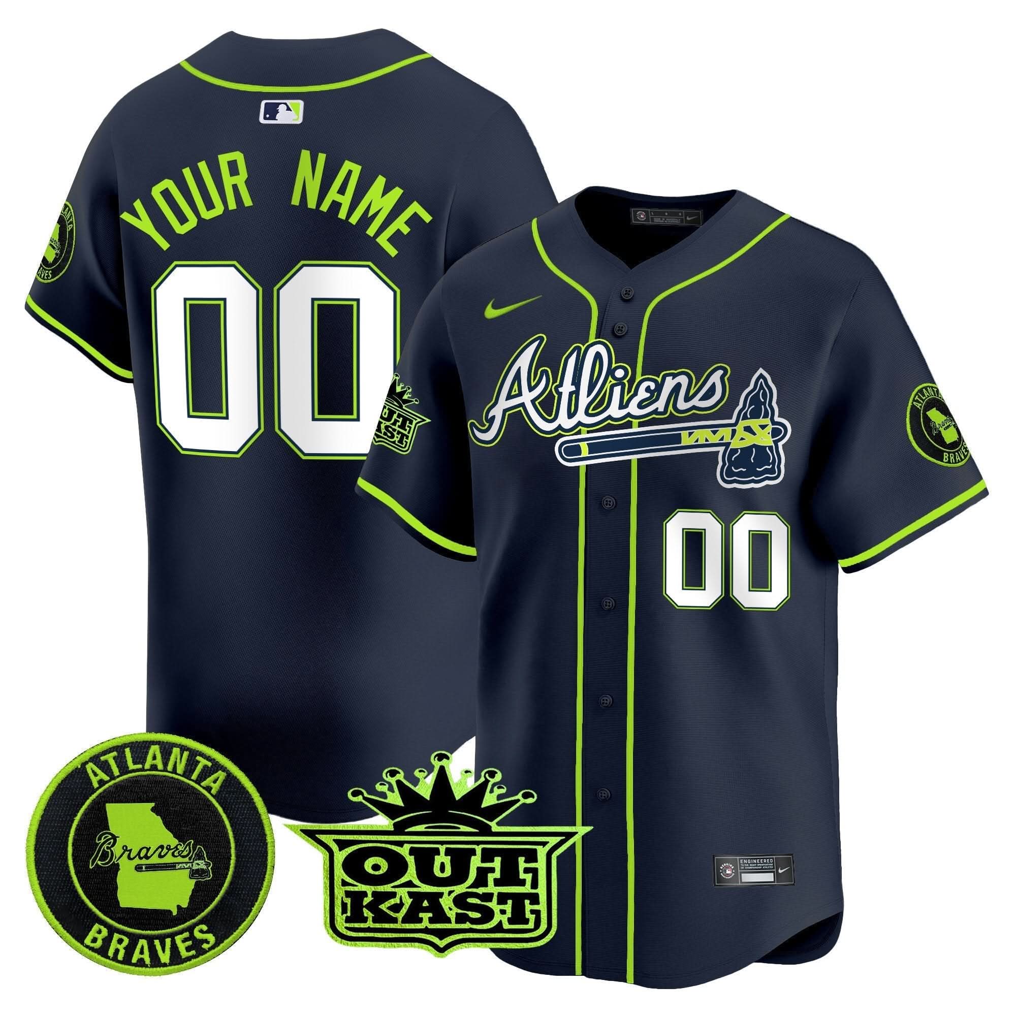 AB Atliens Vapor Premier Limited Custom Jersey - Stitched