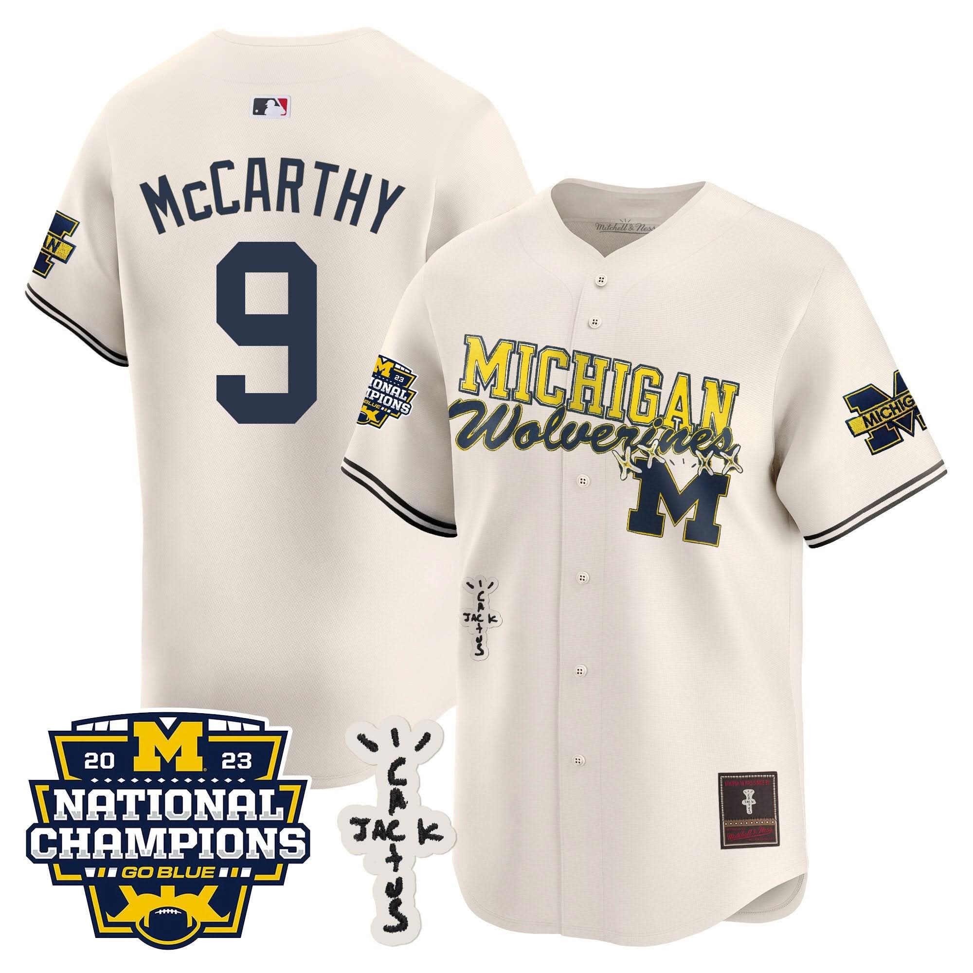 MW Cactus Jack Champions Baseball Jersey - Stitched