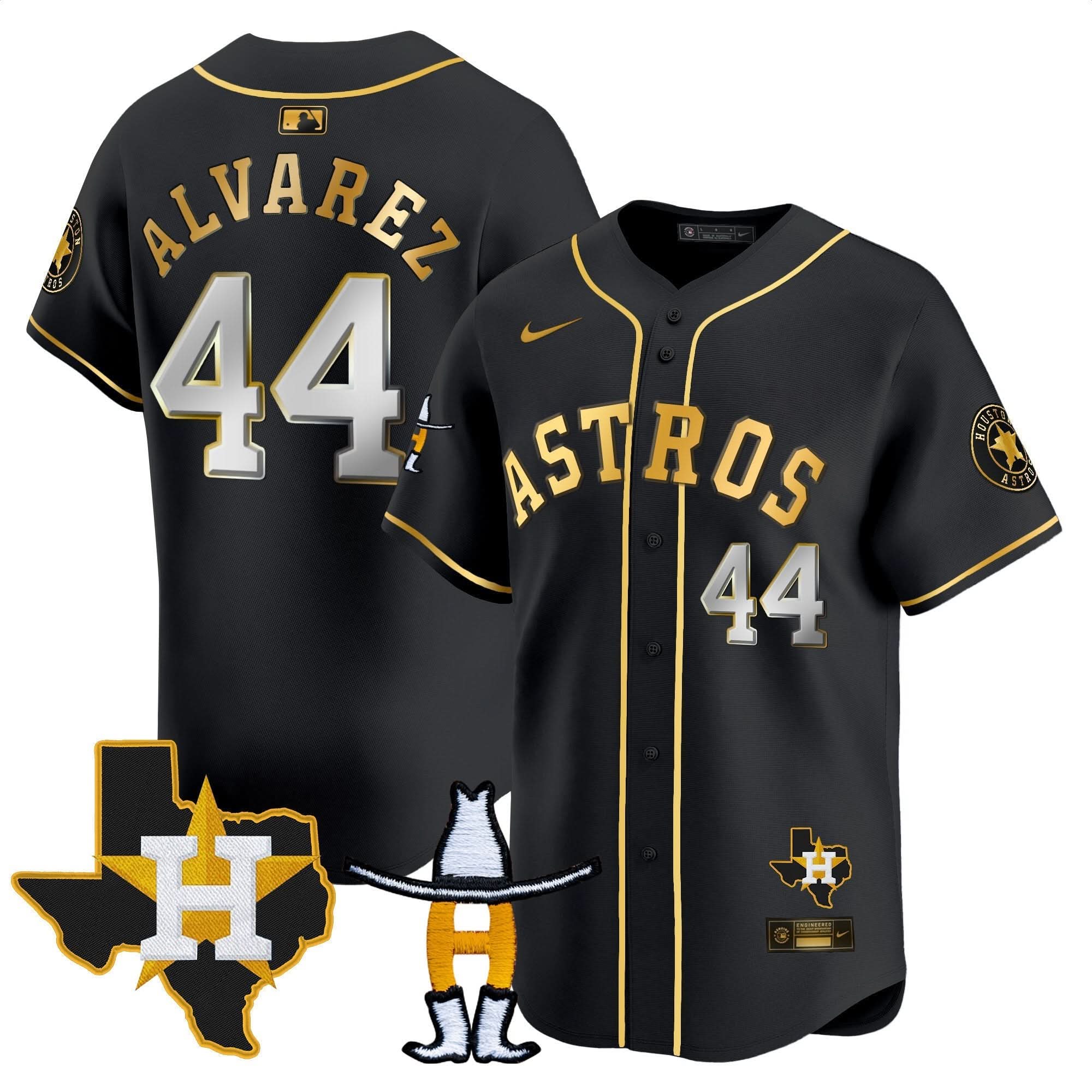 HA Houston Rodeo Patch Vapor Premier Limited Jersey V2 - Stitched