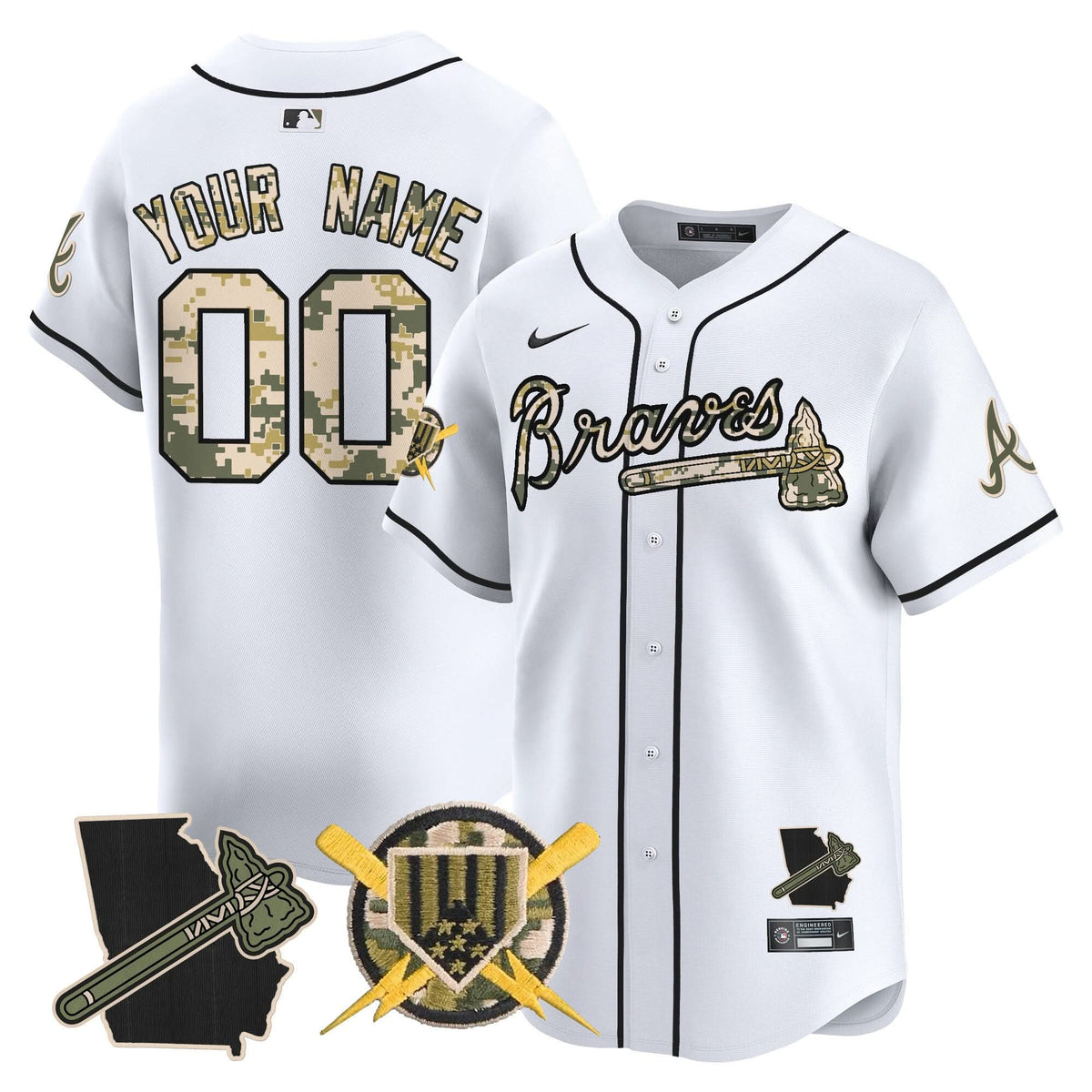 AB Armed Forces Day Vapor Premier Limited Custom Jersey - Stitched