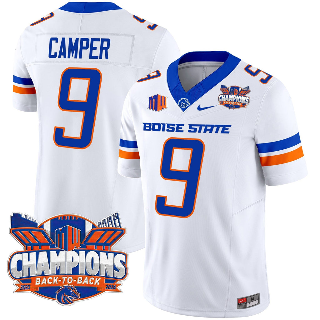 Men's Boise State Broncos 2024 Back To Back Champions Vapor Limited Jersey - All Stitched