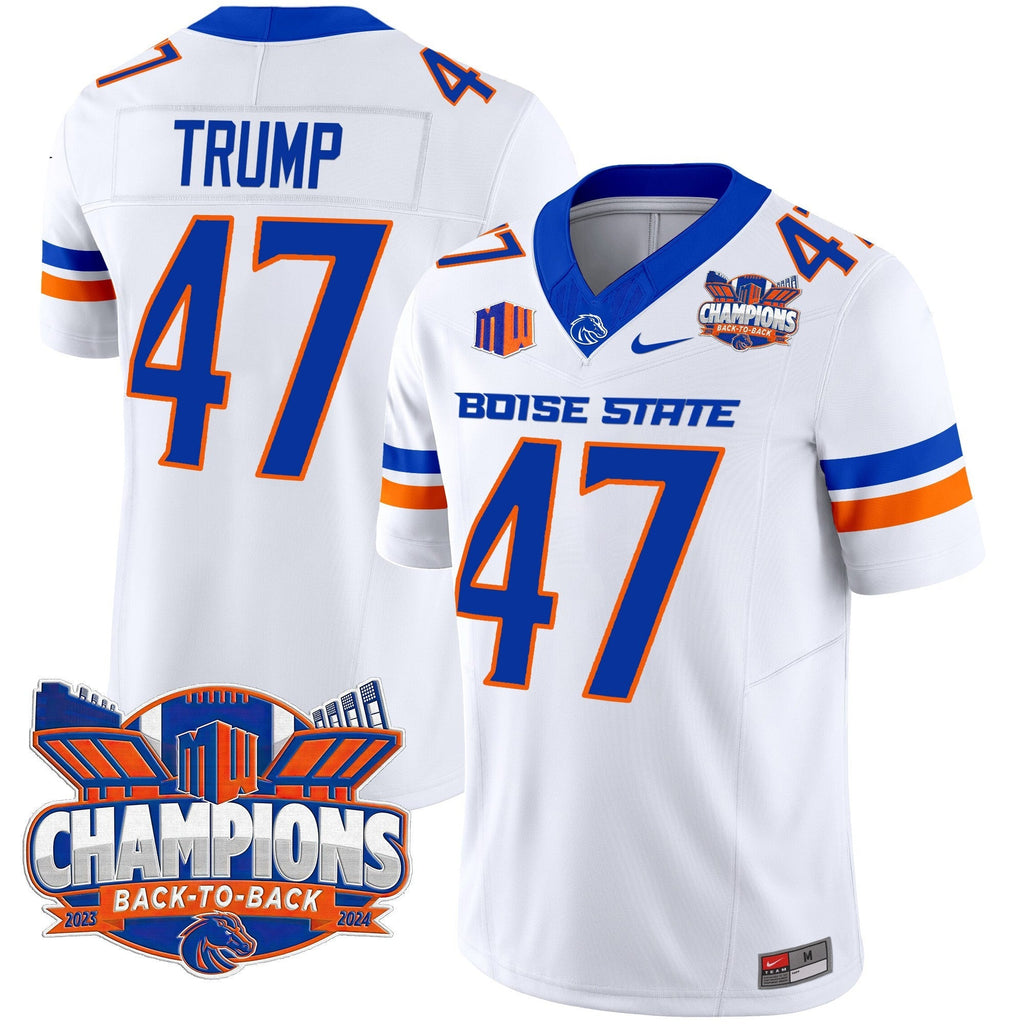 Men's Boise State Broncos 2024 Back To Back Champions Vapor Limited Jersey - All Stitched