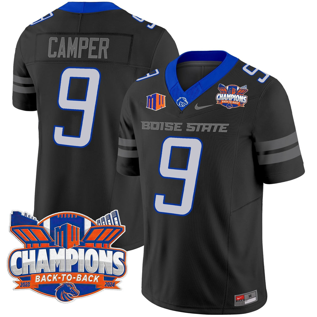 Men's Boise State Broncos 2024 Back To Back Champions Vapor Limited Jersey - All Stitched