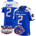 Men's Boise State Broncos 2024 Back To Back Champions Vapor Limited Jersey - All Stitched