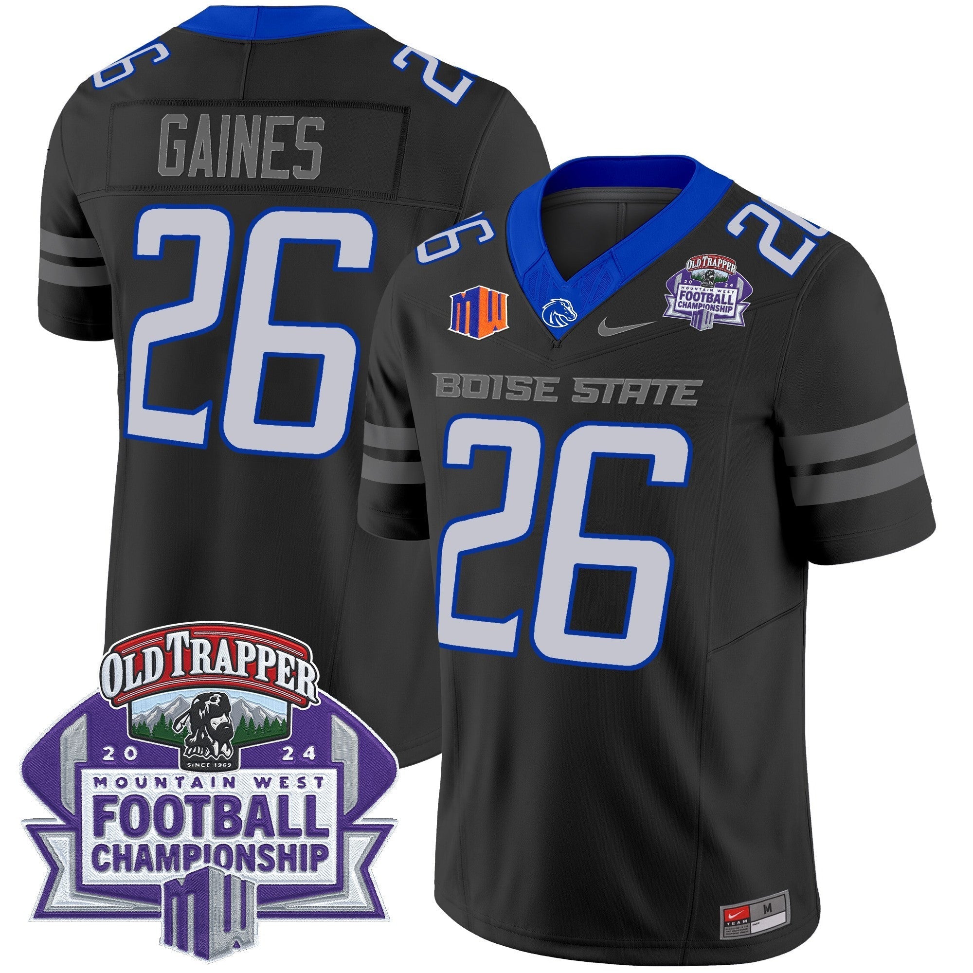 Men's Boise State Broncos 2024 Championship Vapor Limited Jersey - All Stitched