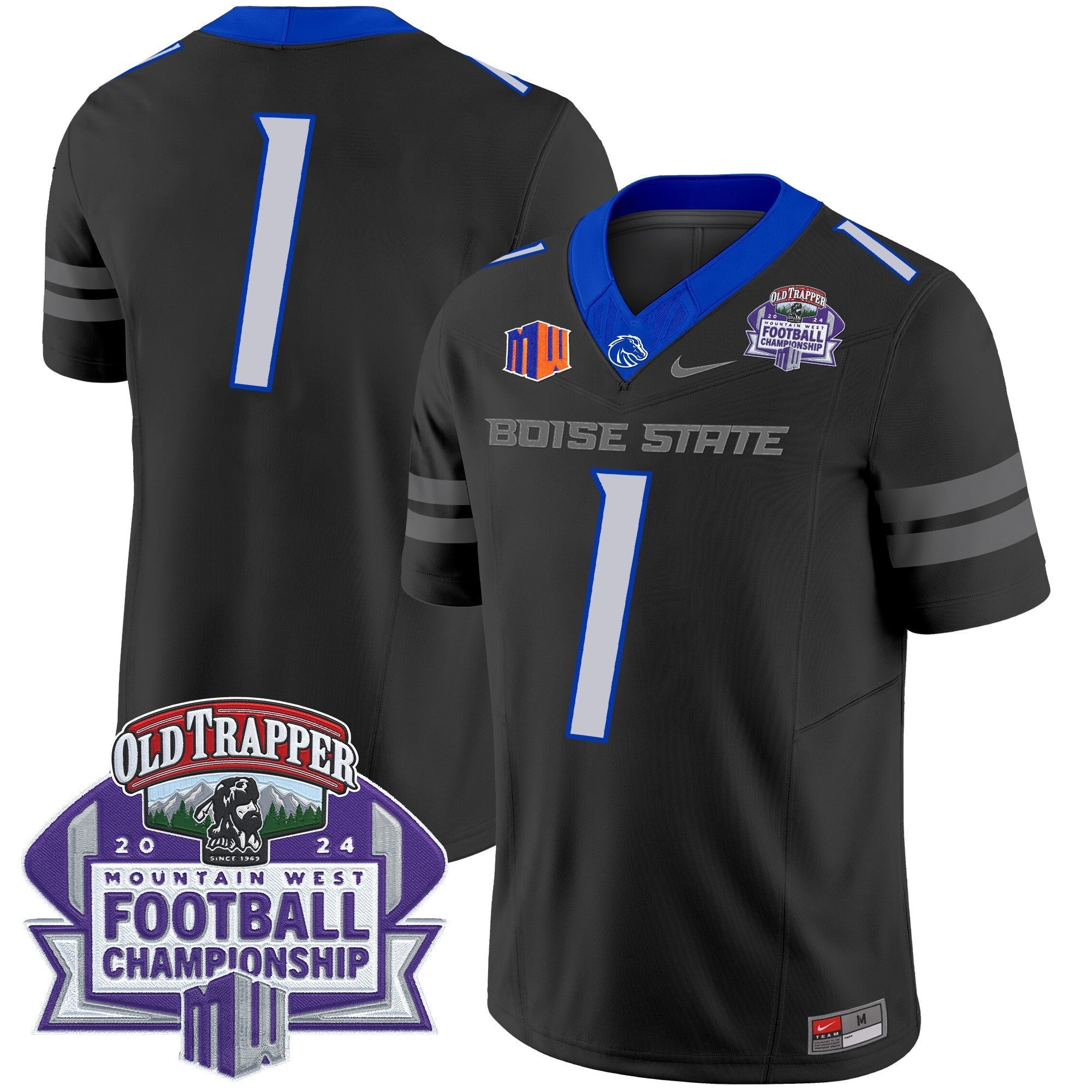 Men's Boise State Broncos 2024 Championship Vapor Limited Jersey - All Stitched