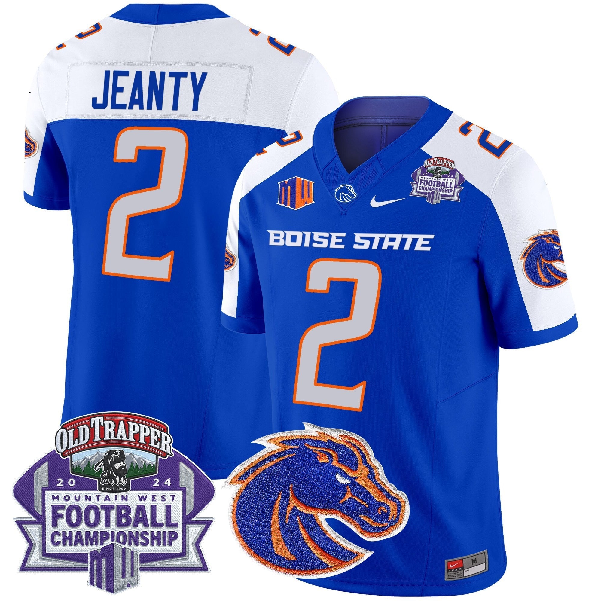 Men's Boise State Broncos 2024 Championship Vapor Limited Jersey - All Stitched