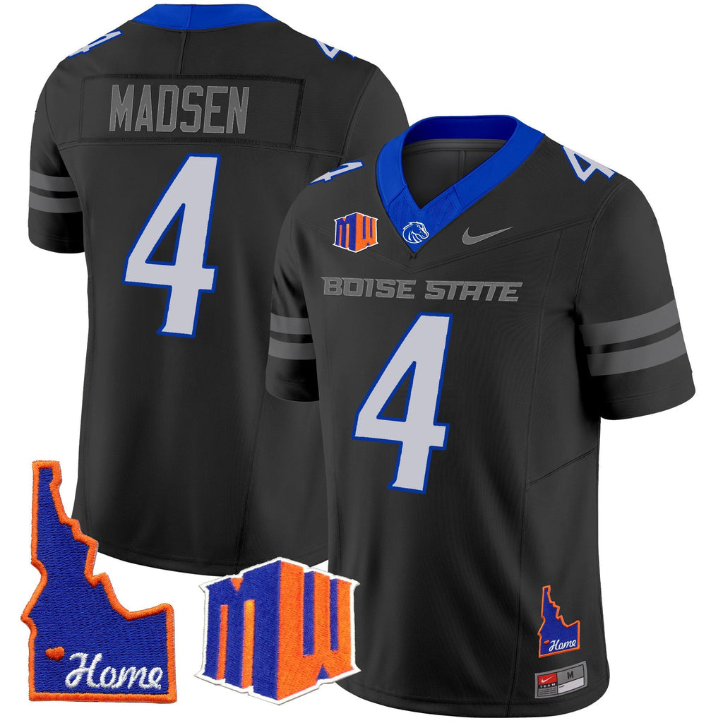 Men's Boise State Broncos 2024 Home Patch Vapor Limited Jersey - All Stitched
