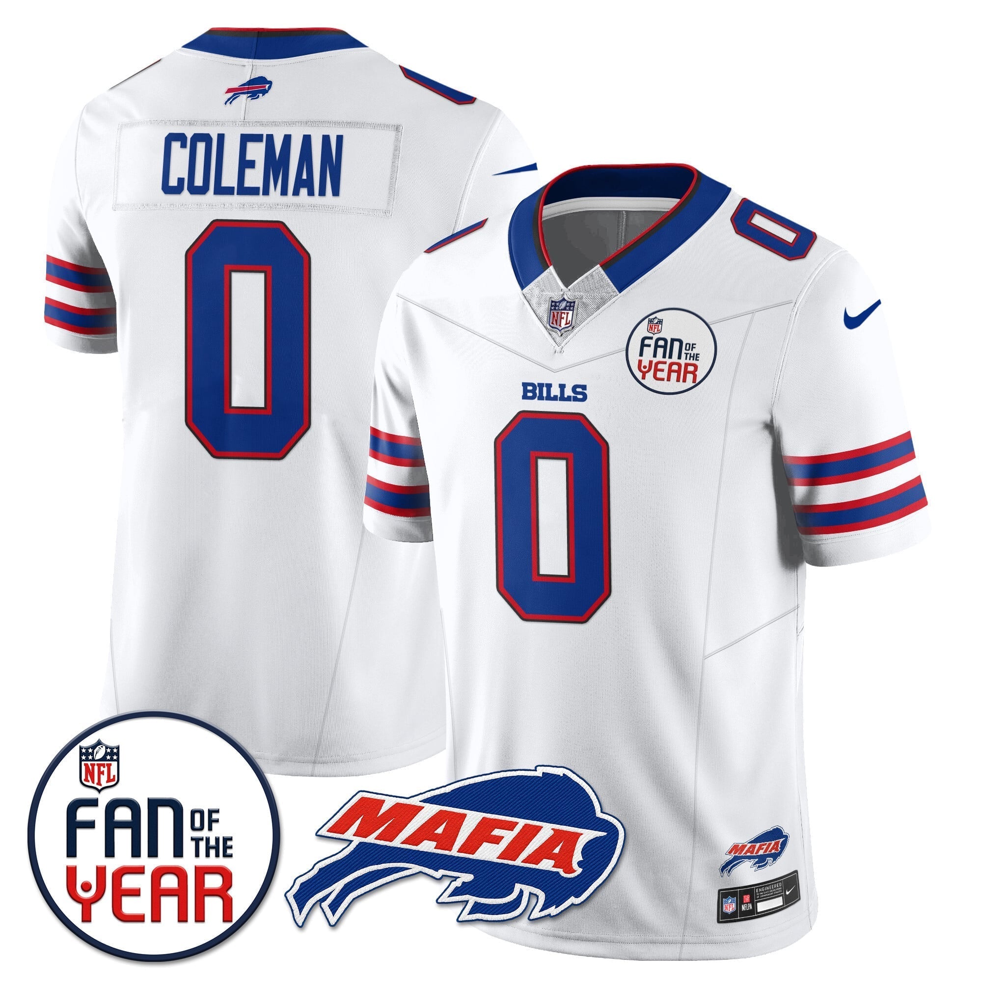 Men's Buffalo Bills "Fan Of The Year" Jersey - All Stitched