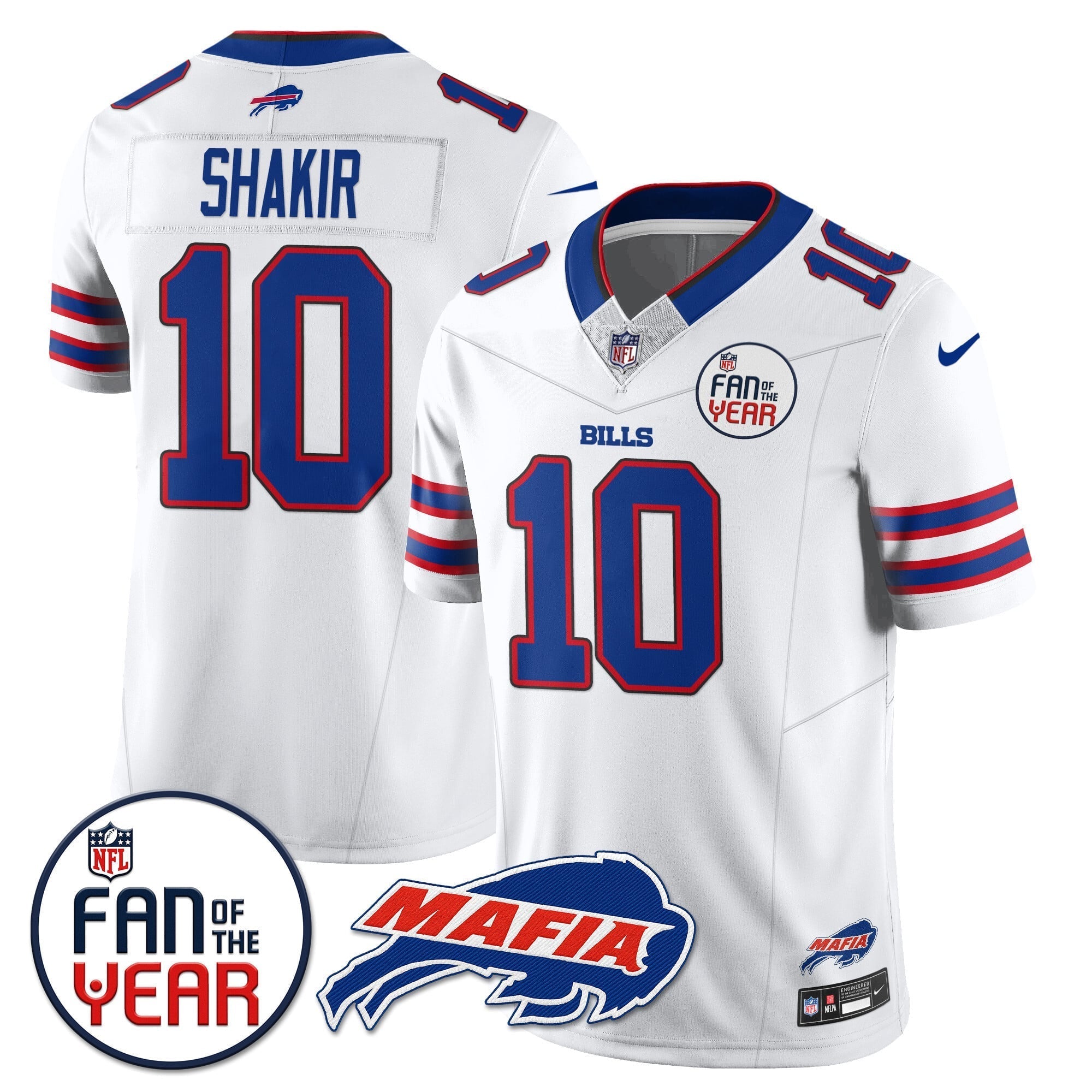 Men's Buffalo Bills "Fan Of The Year" Jersey - All Stitched
