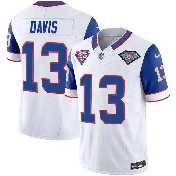 Men's Buffalo Bills 1994 Throwback Vapor Jersey - All Stitched
