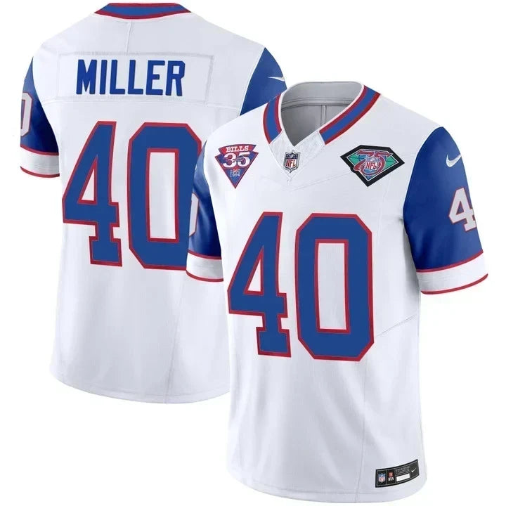 Men's Buffalo Bills 1994 Throwback Vapor Jersey - All Stitched