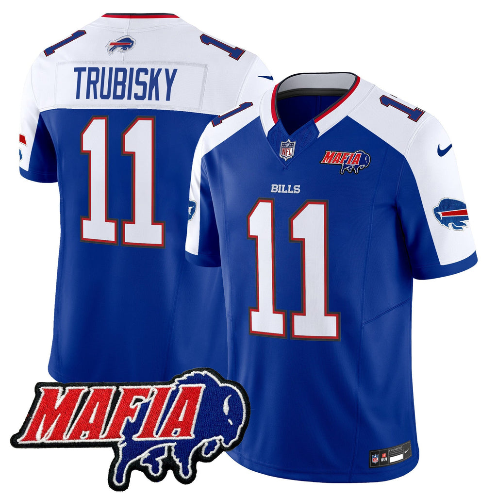 Men's Buffalo Bills 2024 Bills Mafia Patch Vapor Limited Jersey - All Stitched