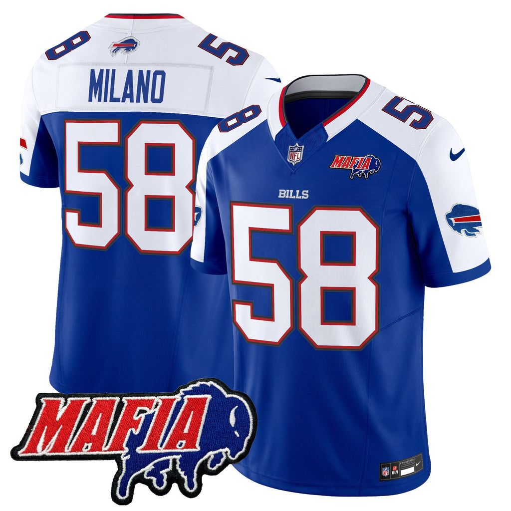 Men's Buffalo Bills 2024 Bills Mafia Patch Vapor Limited Jersey - All Stitched