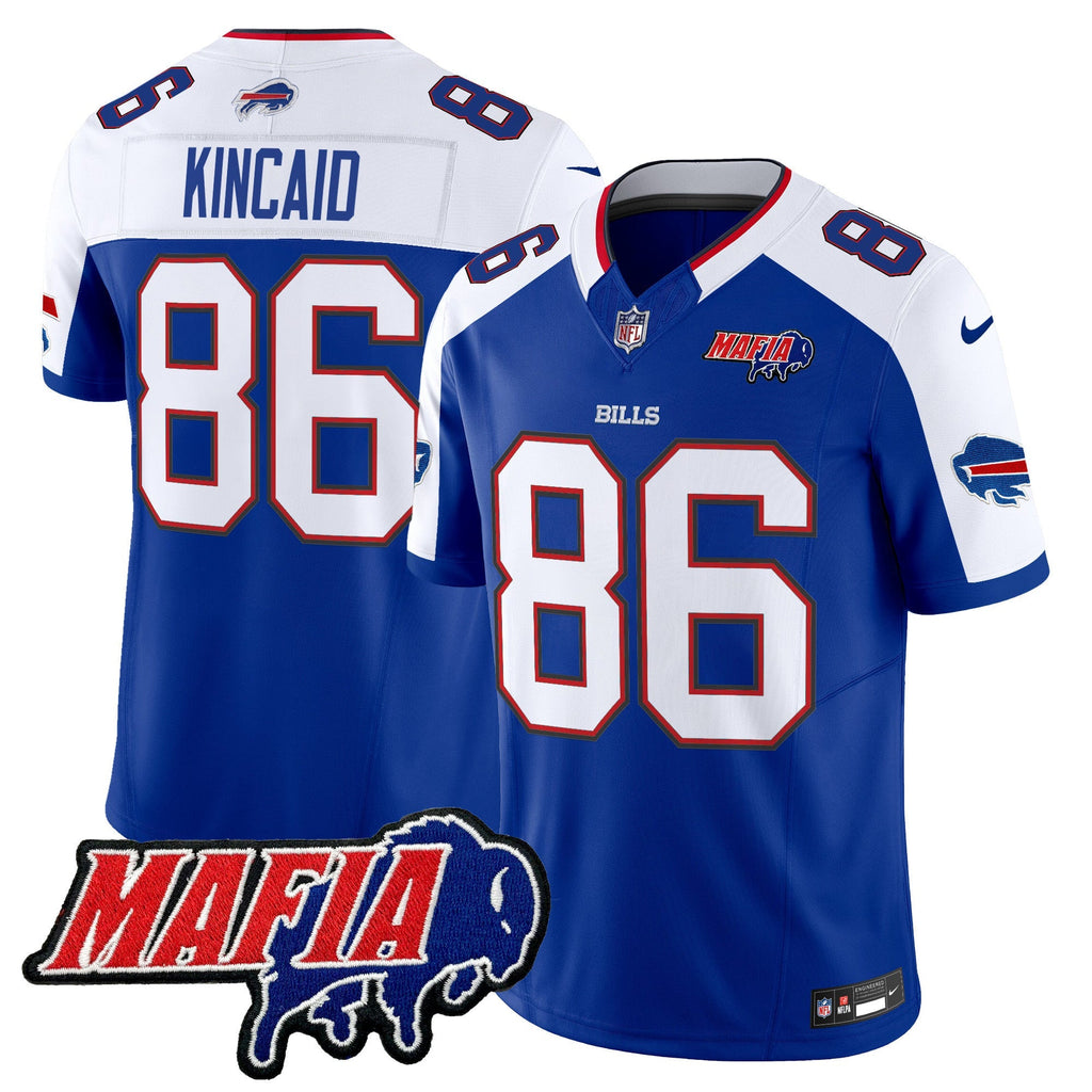 Men's Buffalo Bills 2024 Bills Mafia Patch Vapor Limited Jersey - All Stitched
