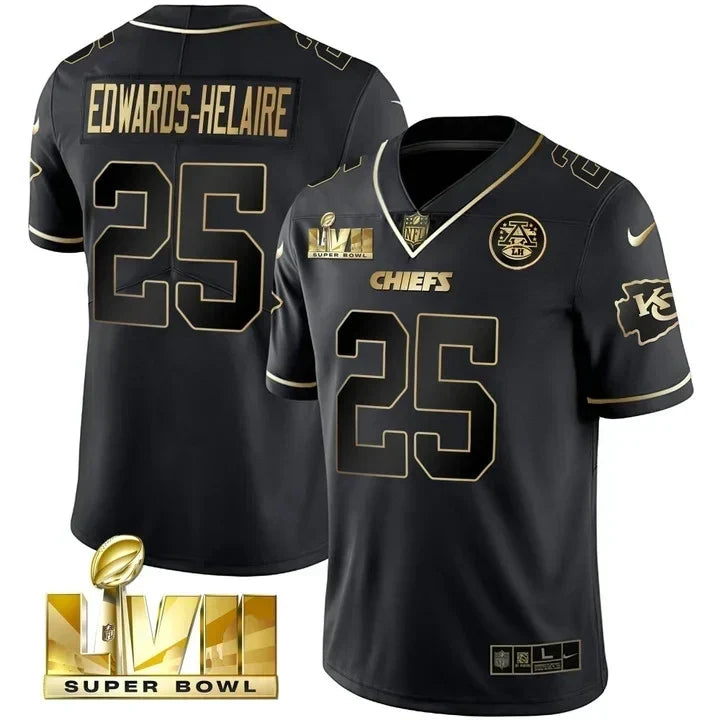 Men's Kansas City Chiefs Super Bowl Vapor Limited Jersey - All Stitched