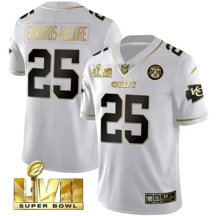Men's Kansas City Chiefs Super Bowl Vapor Limited Jersey - All Stitched
