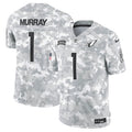 Kyler Murrary Arizona Cardinals 2024 Salute To Service Arctic Camo Jersey - All Stitched