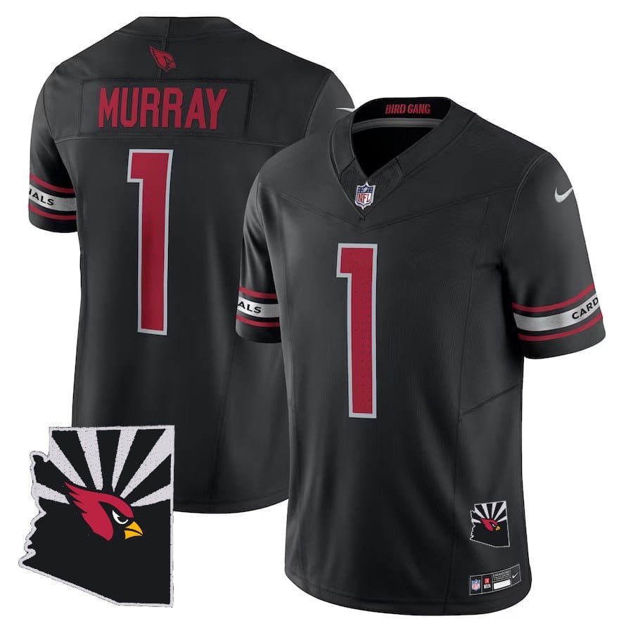 Men's Arizona Cardinals Black Vapor F.U.S.E. Limited Jersey - Arizona Map