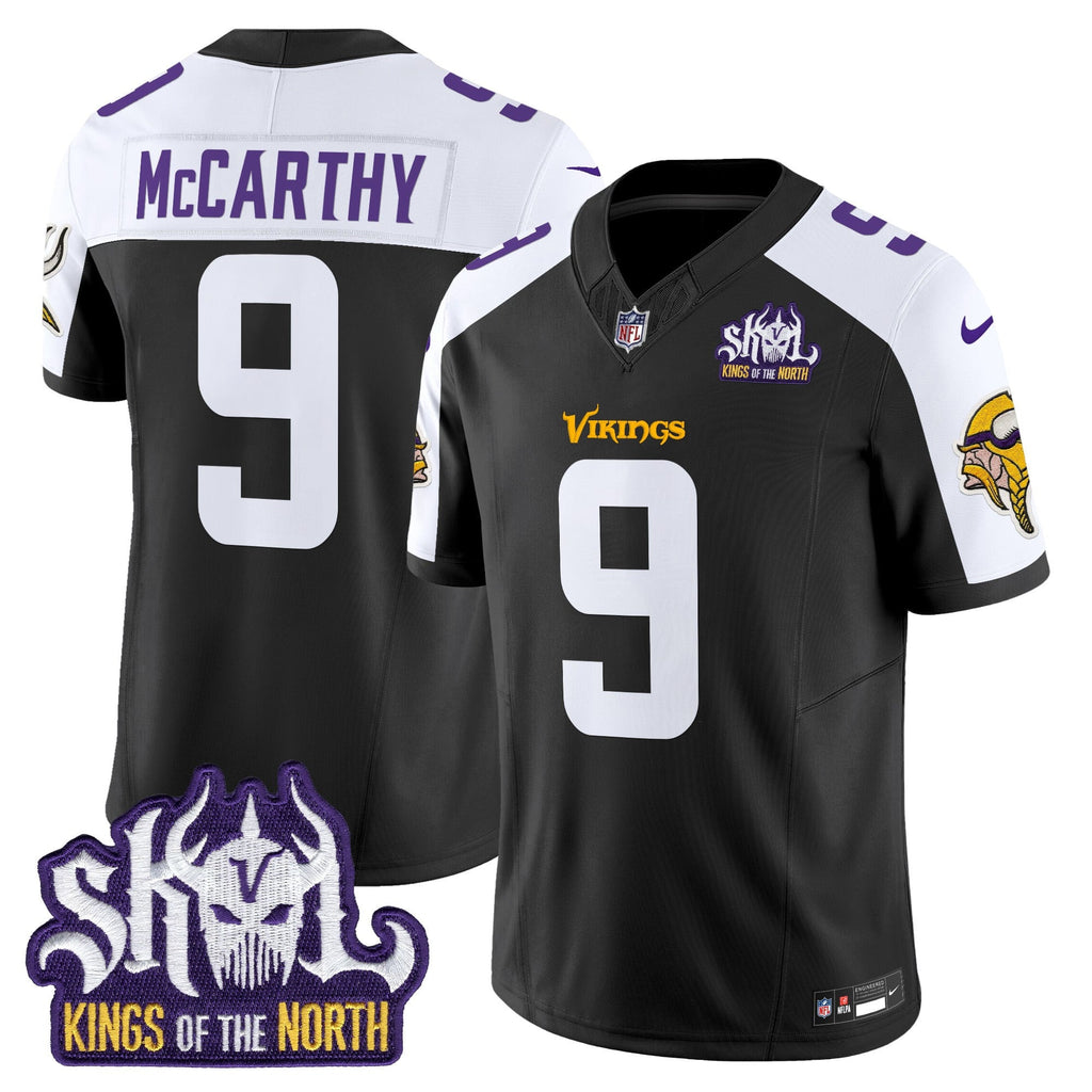 Men's Minnesota Vikings King Of The North Patch Vapor Limited Jersey V2 - All Stitched