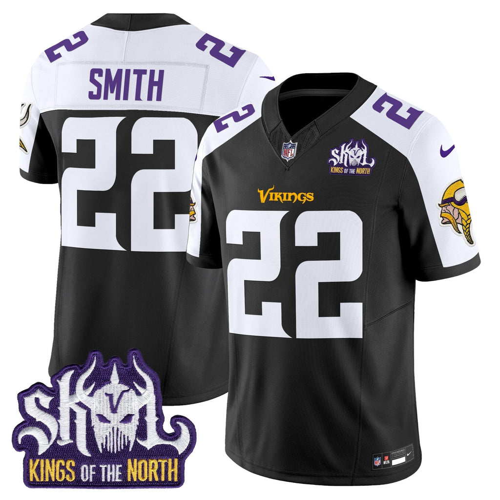 Men's Minnesota Vikings King Of The North Patch Vapor Limited Jersey V2 - All Stitched