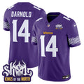 Men's Minnesota Vikings King Of The North Patch Vapor Limited Jersey V2 - All Stitched