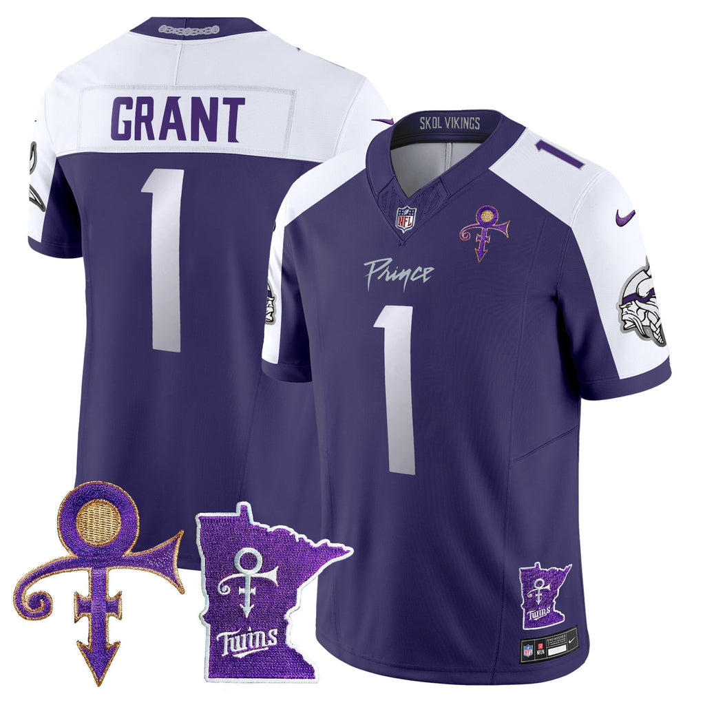 Men's Minnesota Vikings 2024 Prince Vapor Limited Jersey V2 - All Stitched