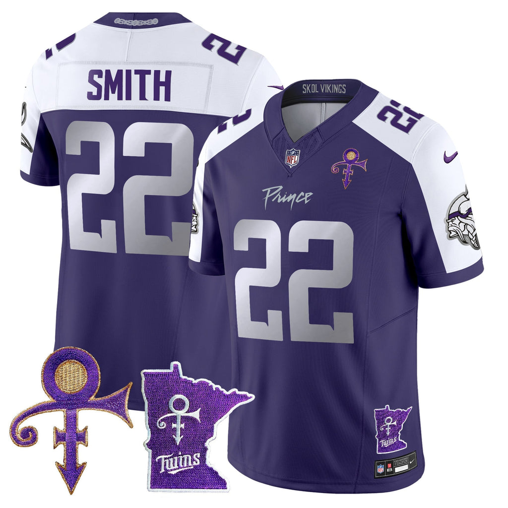 Men's Minnesota Vikings 2024 Prince Vapor Limited Jersey V2 - All Stitched
