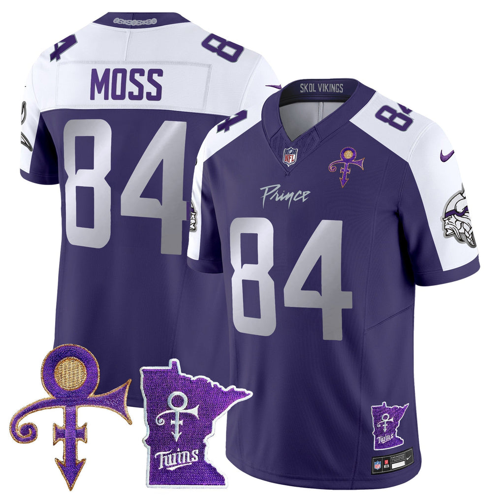 Men's Minnesota Vikings 2024 Prince Vapor Limited Jersey V2 - All Stitched