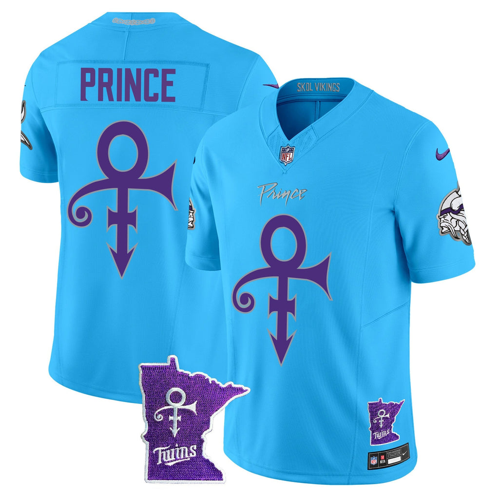 Men's Minnesota Vikings 2024 Prince Vapor Limited Jersey V2 - All Stitched