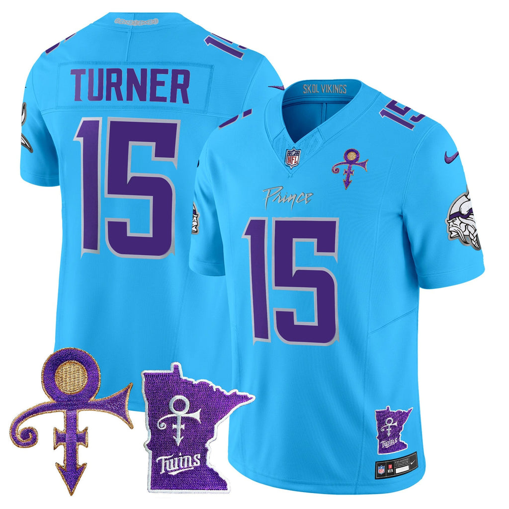 Men's Minnesota Vikings 2024 Prince Vapor Limited Jersey V2 - All Stitched