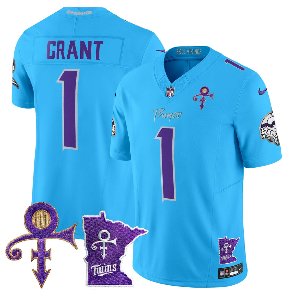 Men's Minnesota Vikings 2024 Prince Vapor Limited Jersey V2 - All Stitched