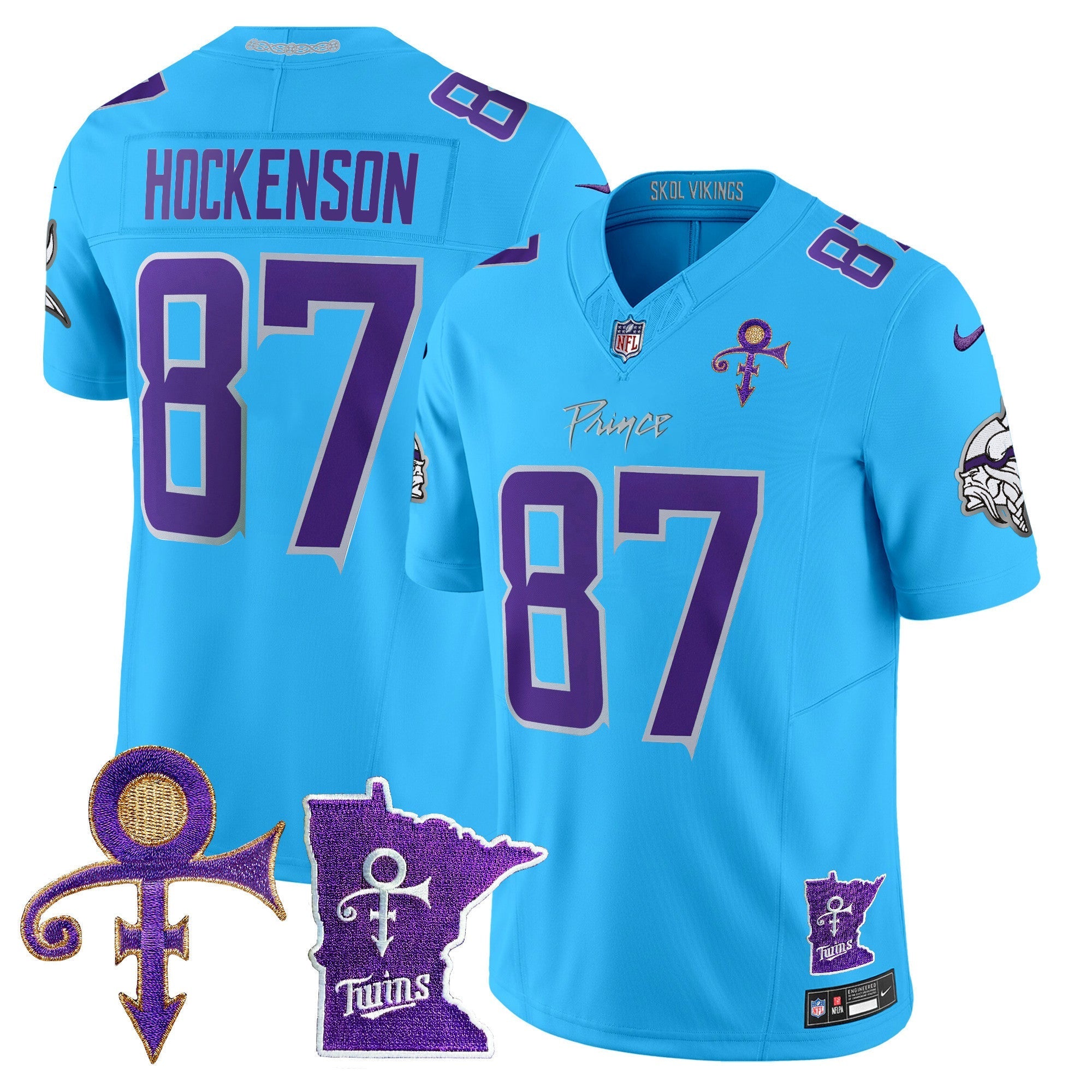 Men's Minnesota Vikings 2024 Prince Vapor Limited Jersey V2 - All Stitched
