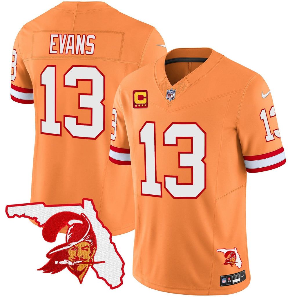 Men's Buccaneers Florida Patch Vapor Limited Jersey V2 - All Stitched