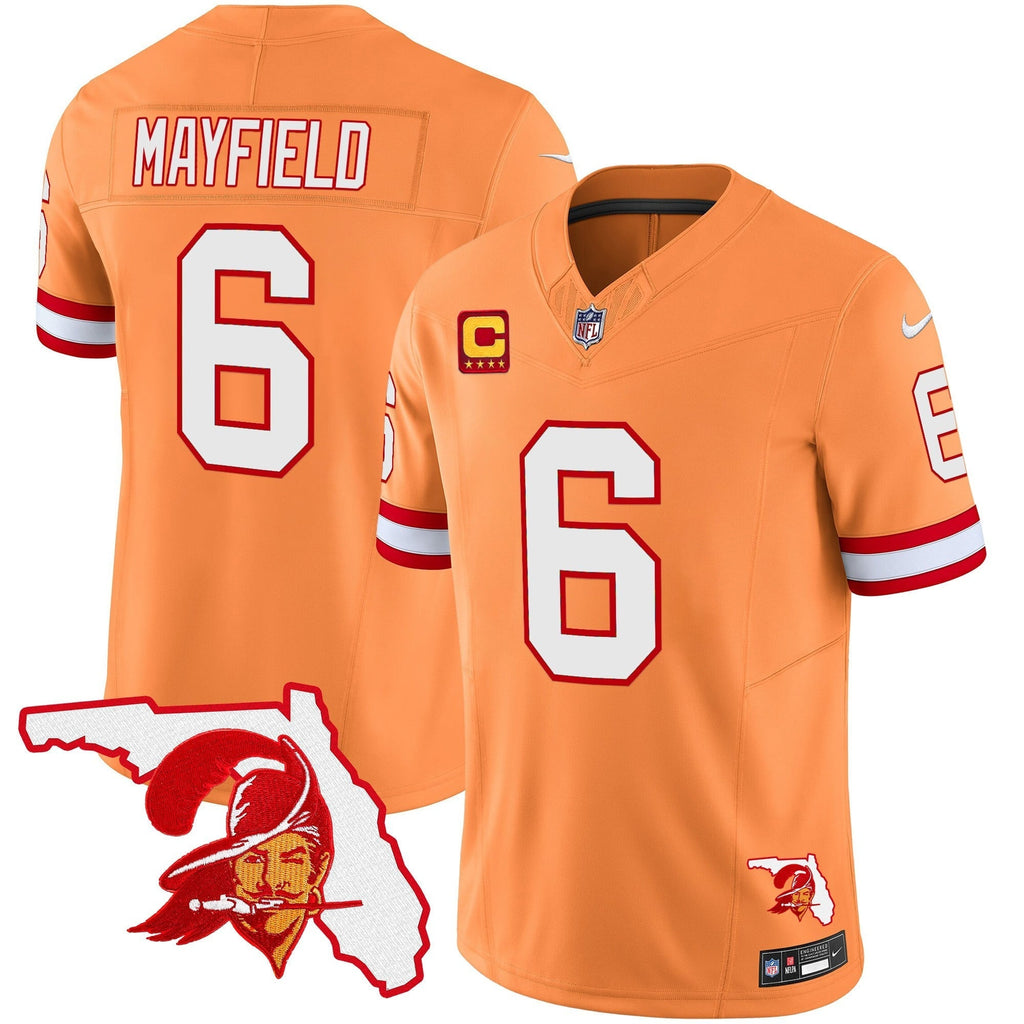 Men's Buccaneers Florida Patch Vapor Limited Jersey V2 - All Stitched