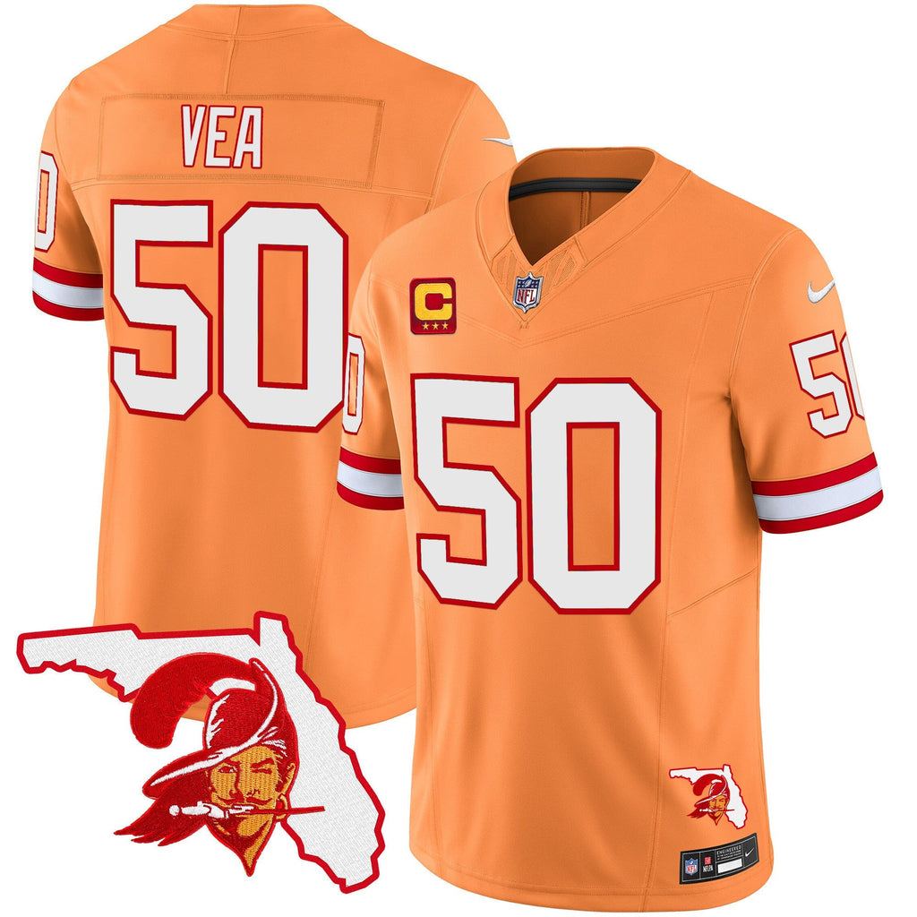 Men's Buccaneers Florida Patch Vapor Limited Jersey V2 - All Stitched