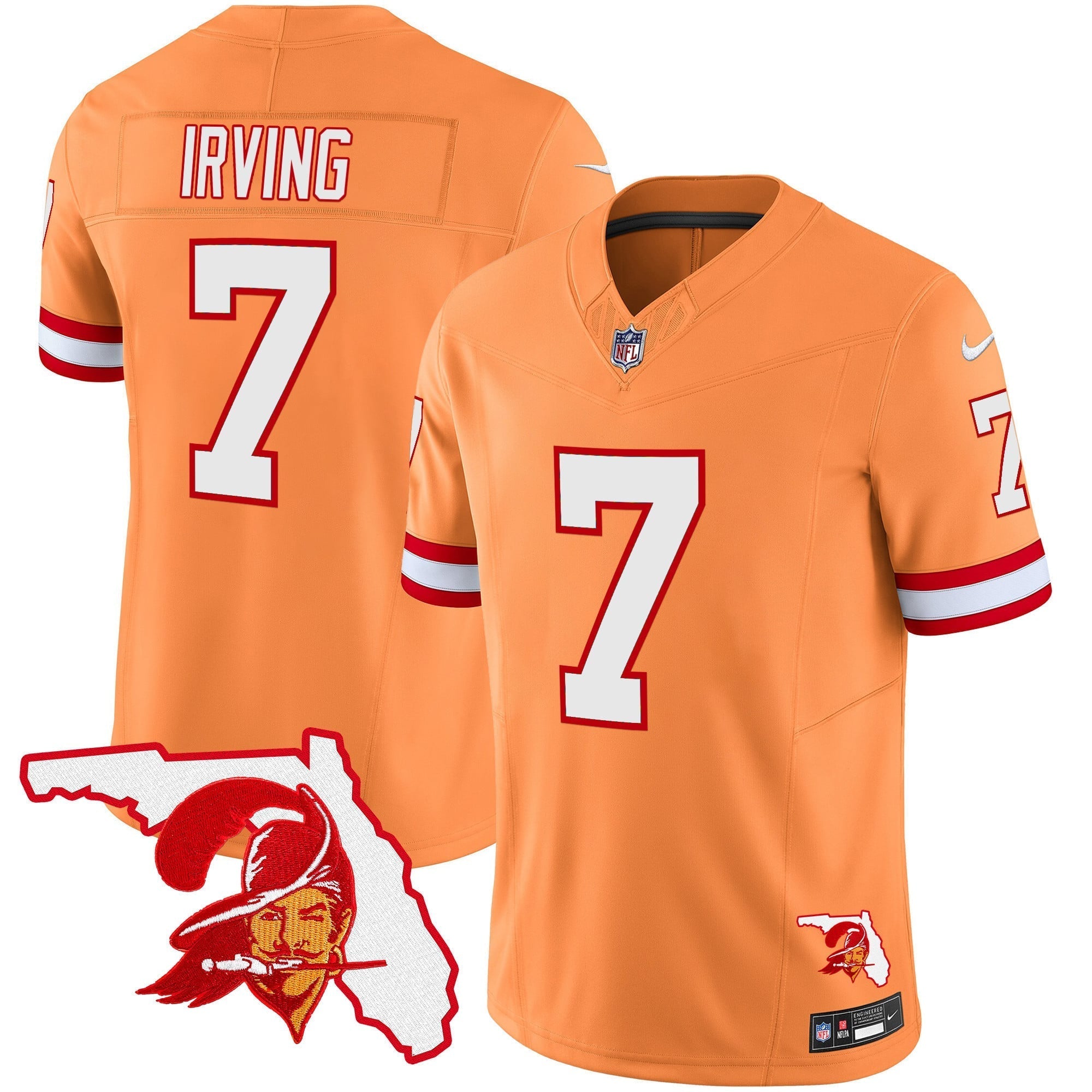 Men's Buccaneers Florida Patch Vapor Limited Jersey V2 - All Stitched