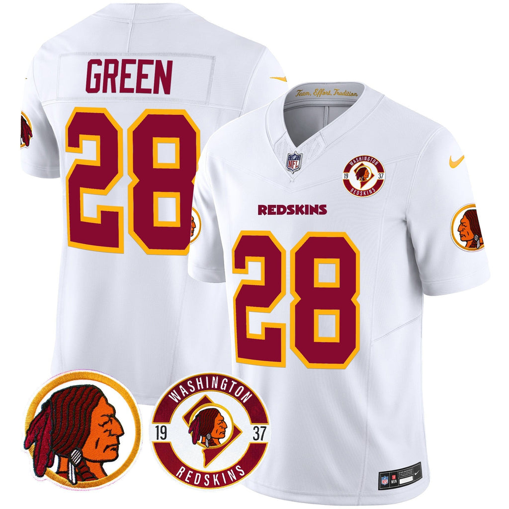 Men's Washington Redskins 2024 Vapor Limited Jersey - Est. 1937 Patch - All Stitched