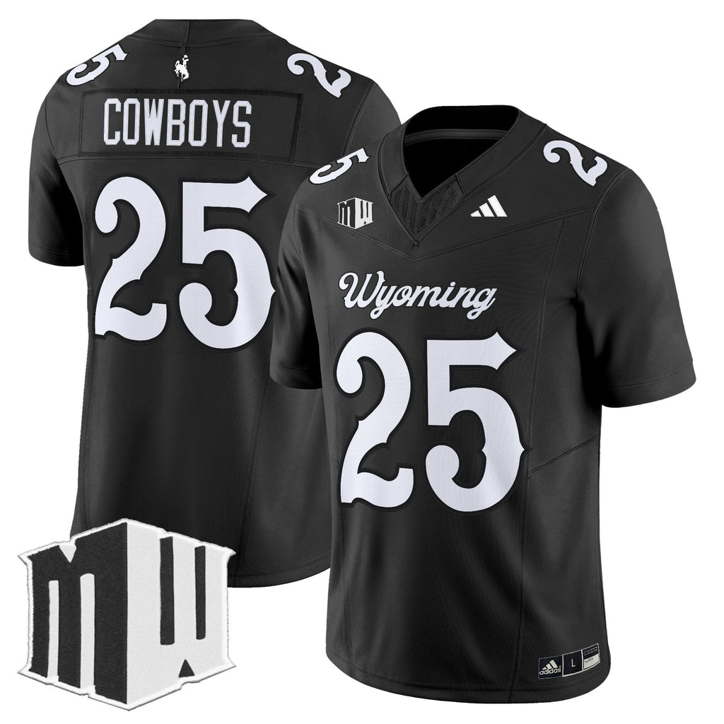 Men's Wyoming Cowboys 2025 Vapor Limited Jersey - All Stitched