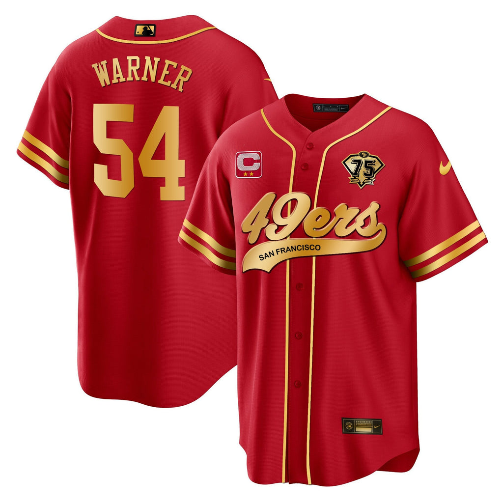Men's 49ers Cool Base Gold Limited Jersey V2 - All Stitched