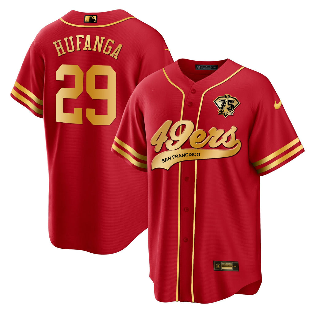 Men's 49ers Cool Base Gold Limited Jersey V2 - All Stitched