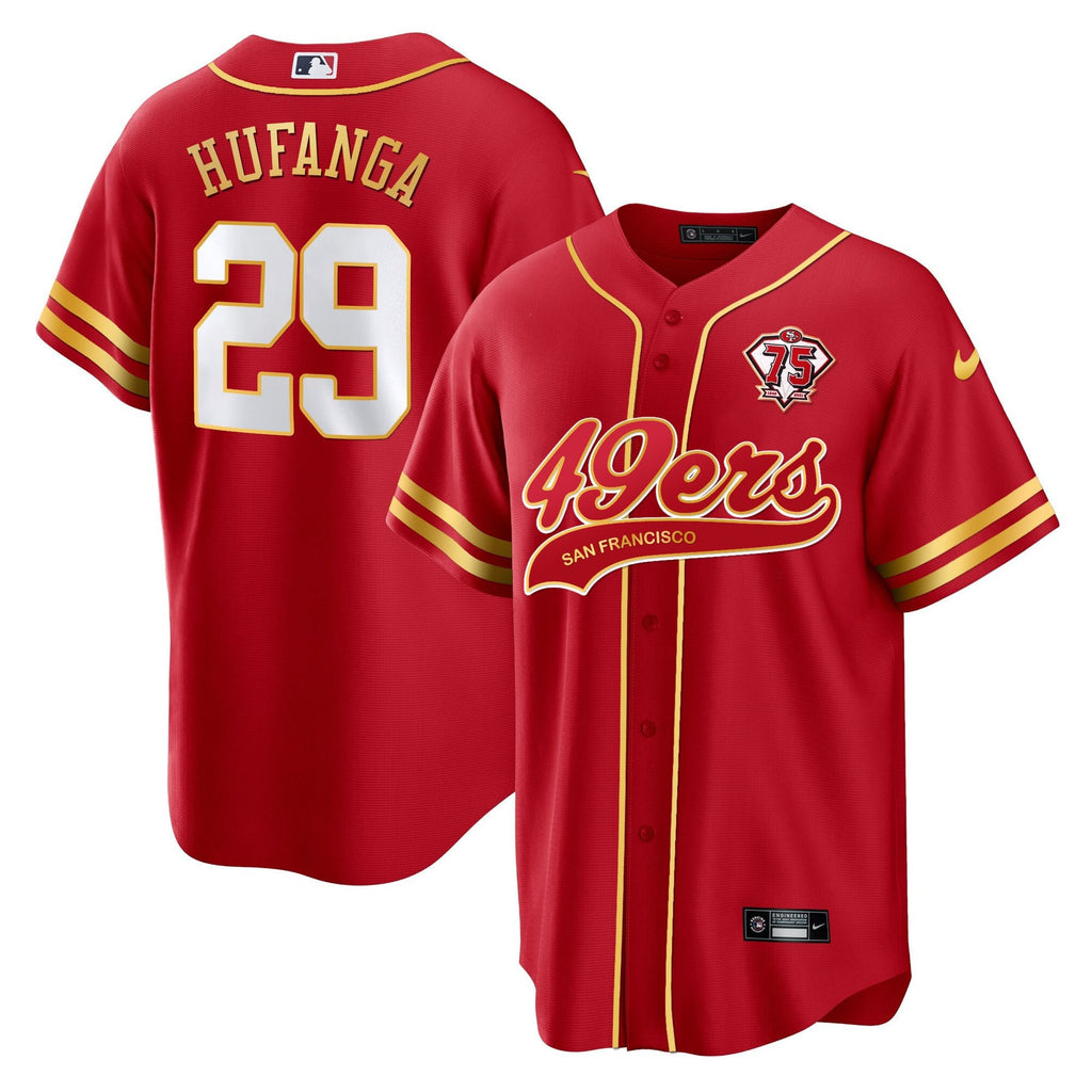 Men's 49ers Cool Base Gold Limited Jersey V2 - All Stitched