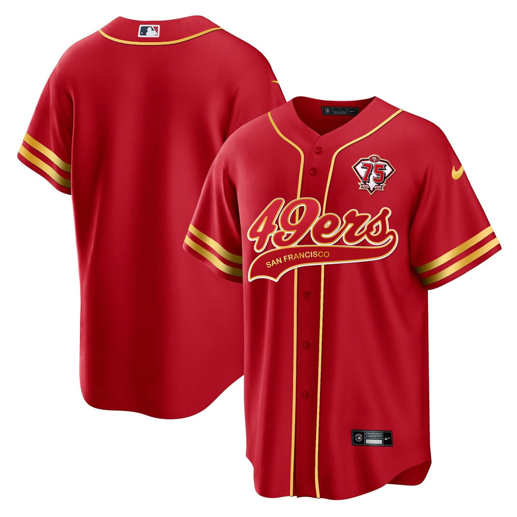 Men's 49ers Cool Base Gold Limited Jersey V2 - All Stitched