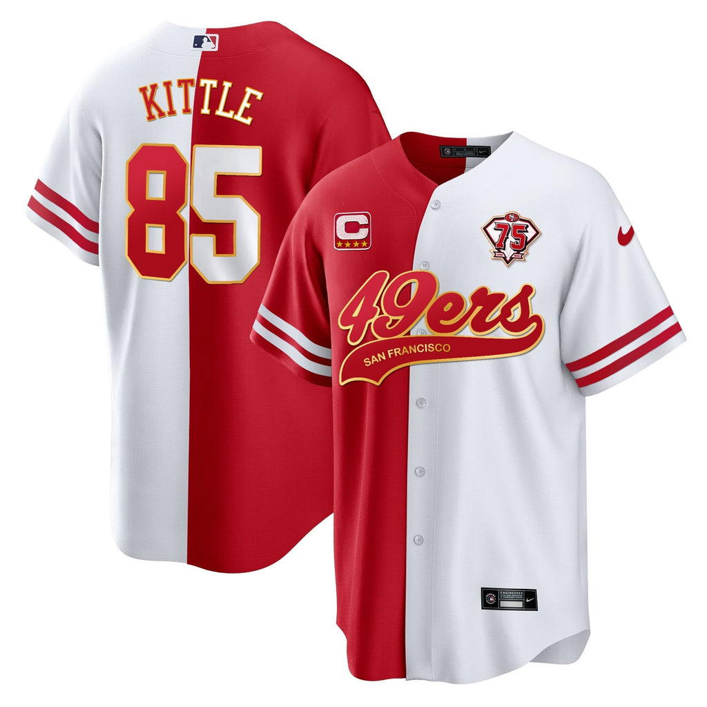Men's 49ers Cool Base Gold Limited Jersey V2 - All Stitched