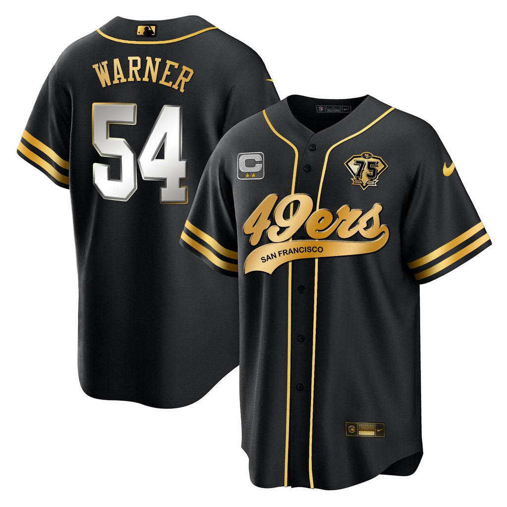 Men's 49ers Cool Base Gold Limited Jersey V2 - All Stitched