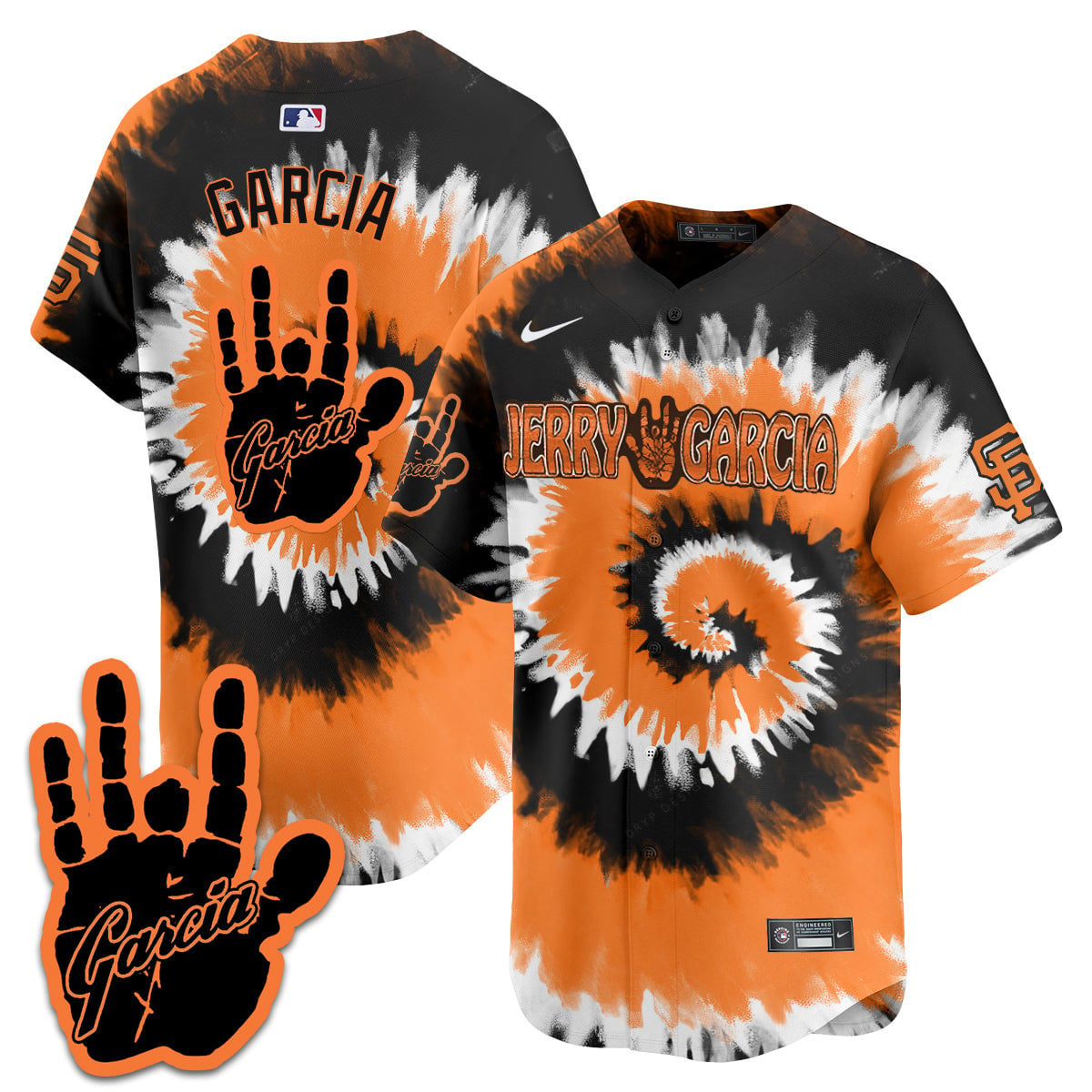 Men's Giants Jerry Garcia 2024 Limited Jersey V1