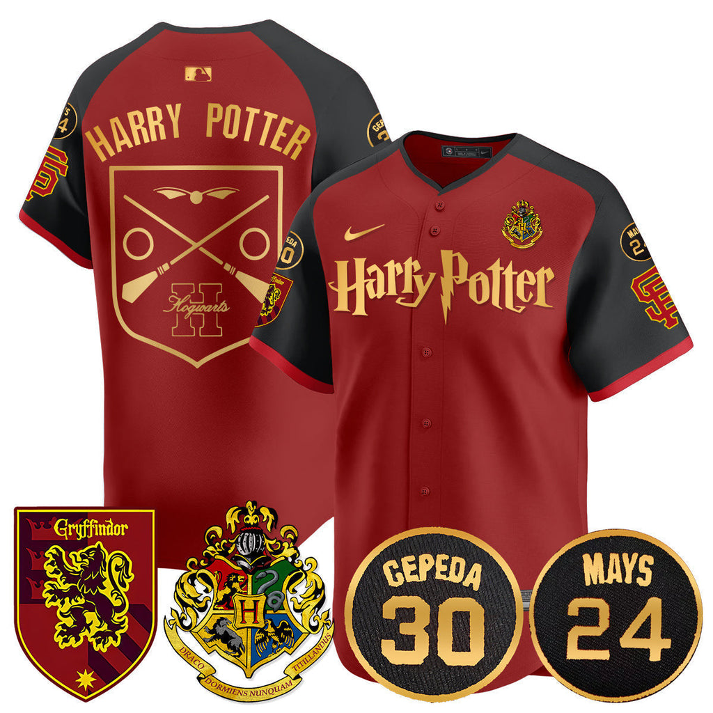 Men's Giants Harry Potter 2024 Limited Jersey - All Stitched