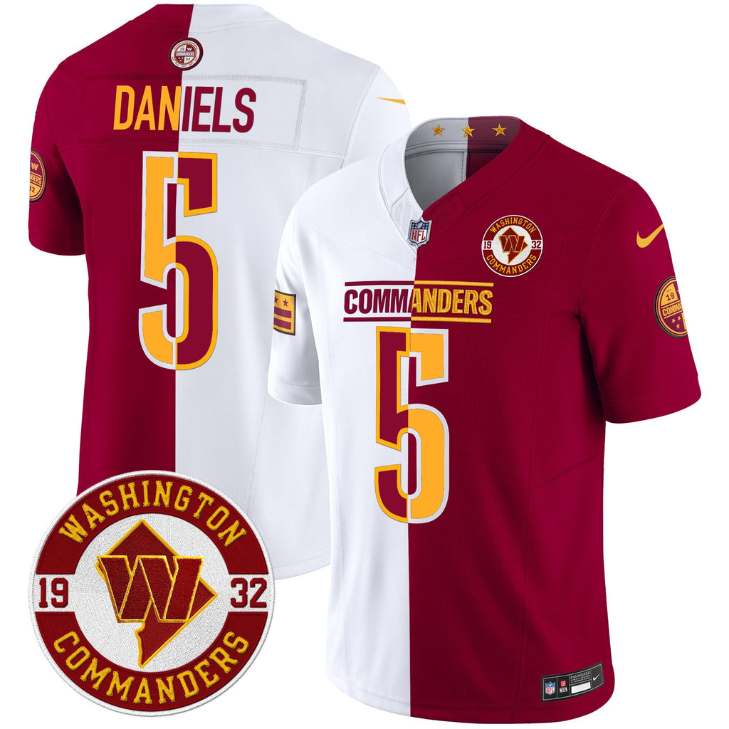 Men's Washington Commanders 2024 Vapor Limited Jersey - Est. 1932 Patch - All Stitched