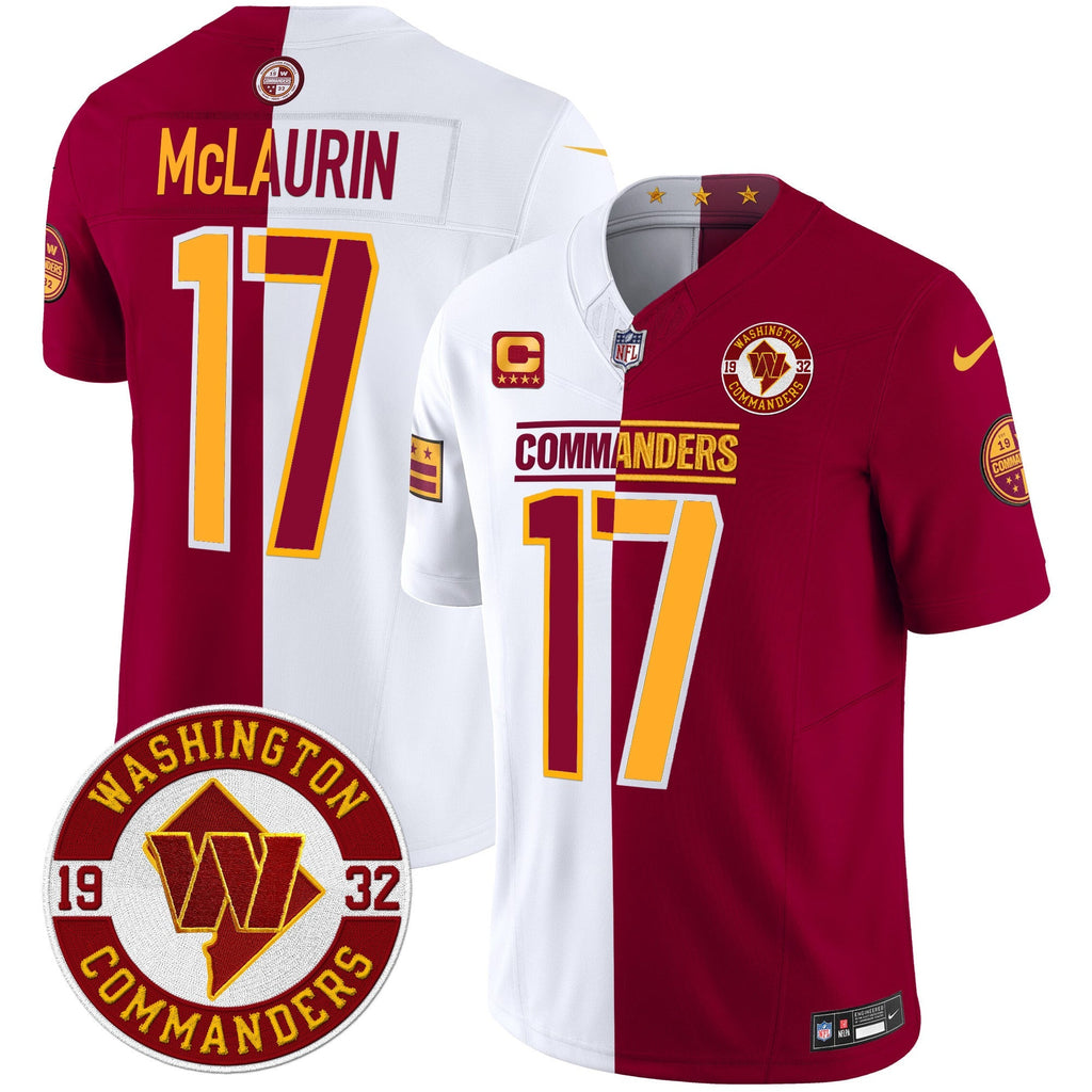 Men's Washington Commanders 2024 Vapor Limited Jersey - Est. 1932 Patch - All Stitched